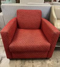 Comfy red sofa chair