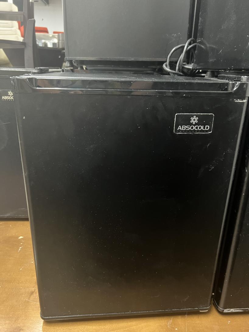 Affordable black Absocold mini fridge! 